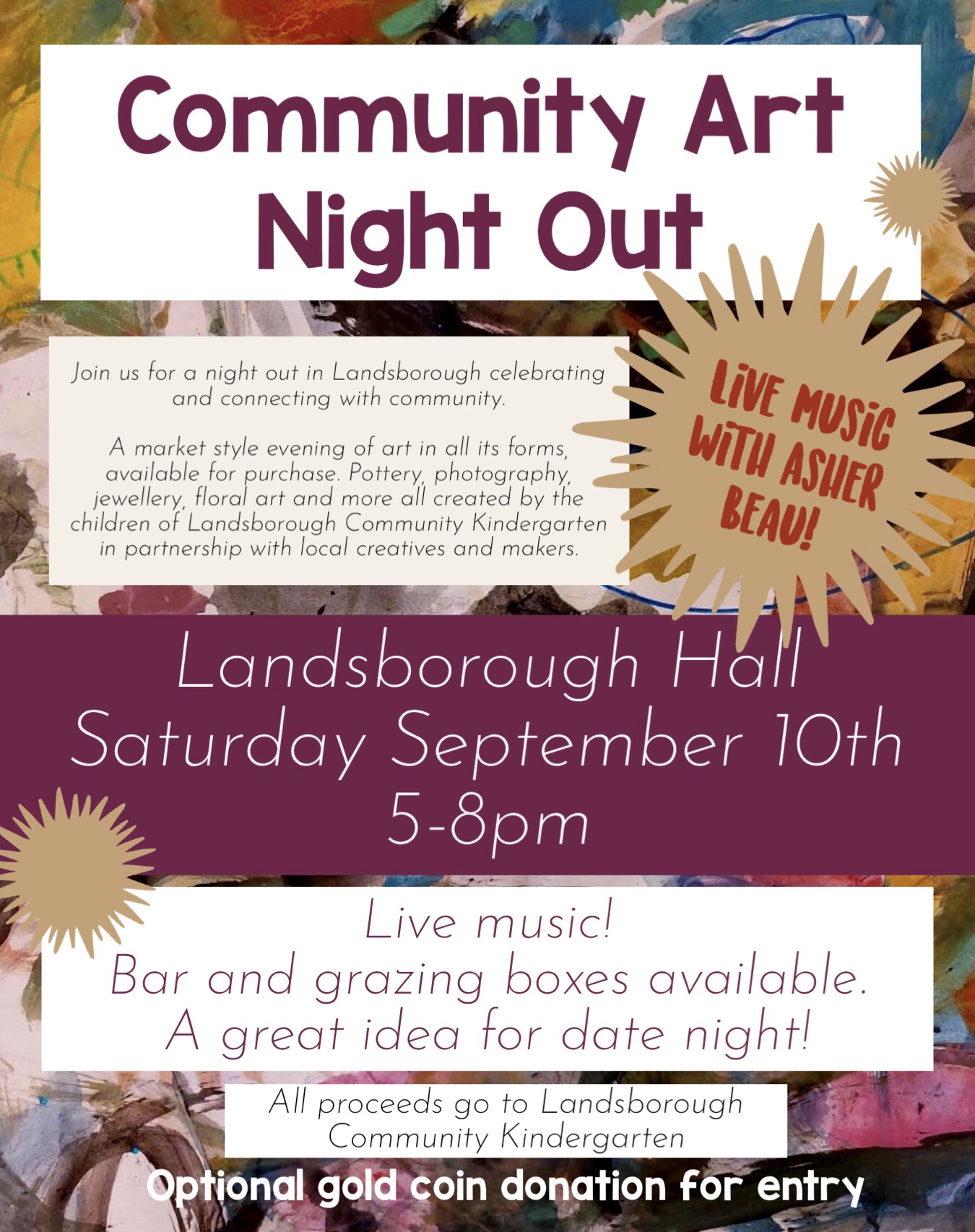 Community Art Night Out-Landsborough Community Kindergarten