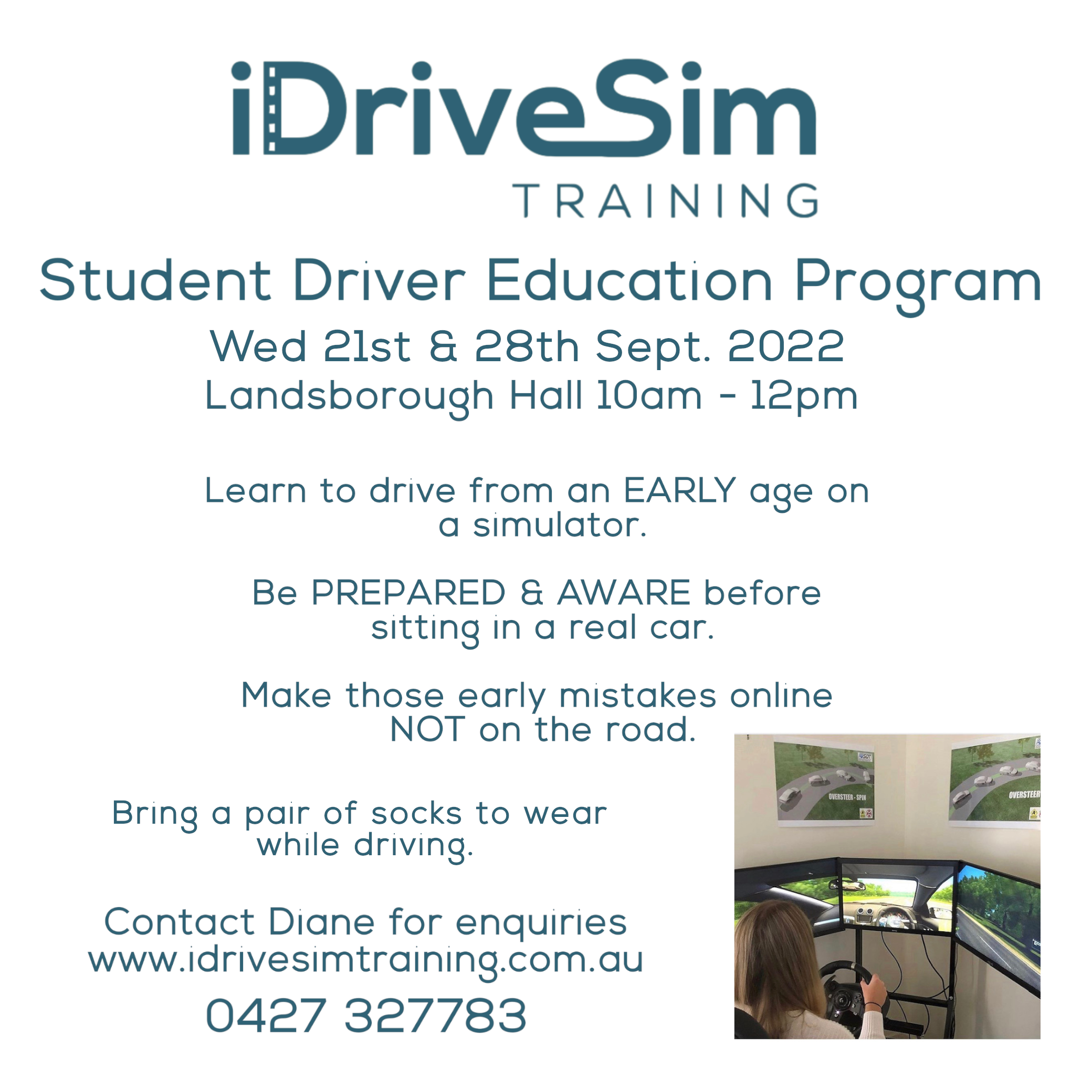 iDriveSim- Training. Student Driver Education Program