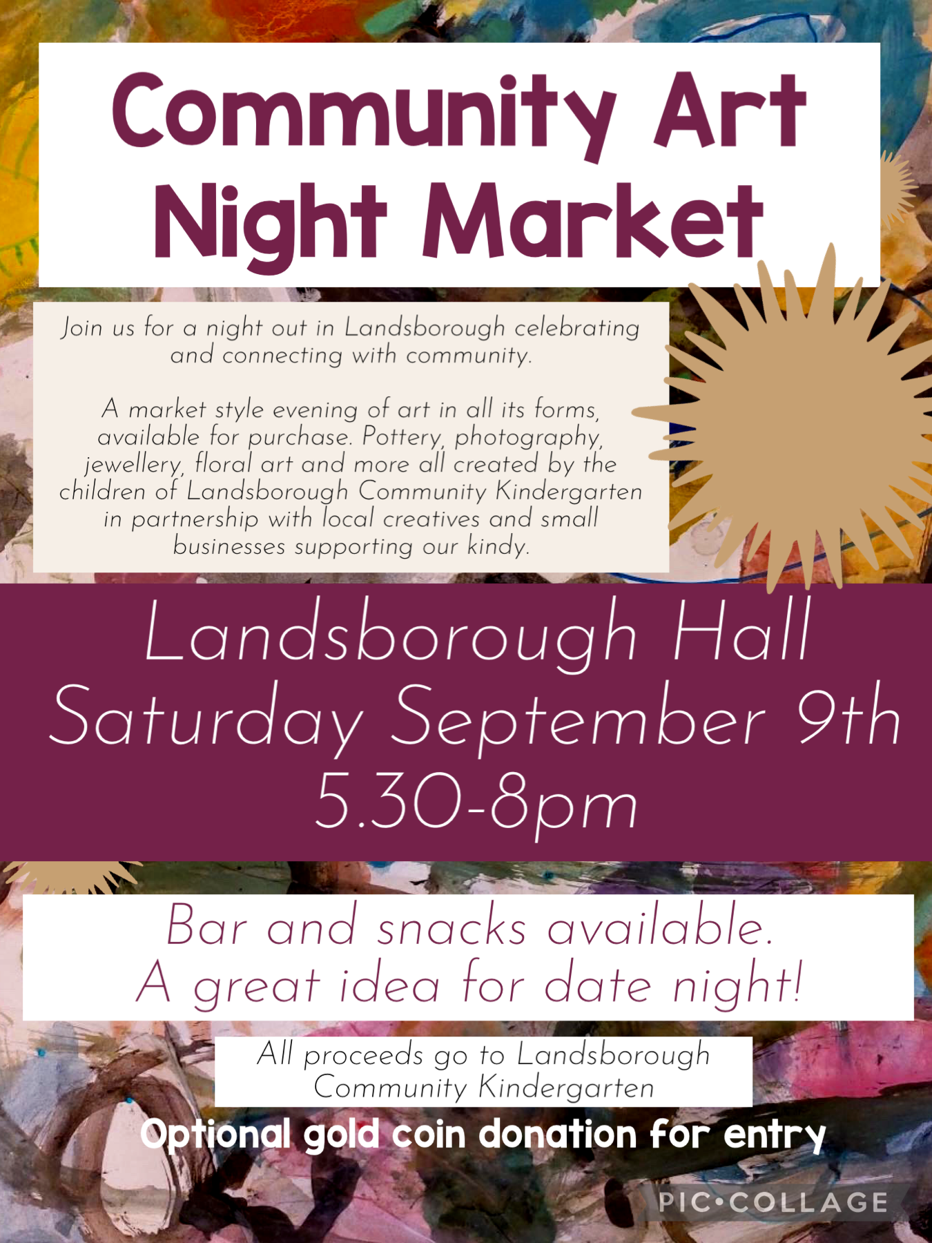 Community Art Night Market- Landsborough Community Kindergarten